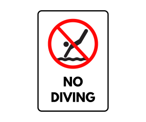 No Diving sign, Prohibition Sign , download, prohibition, PNG , Prohibition sign printable template
