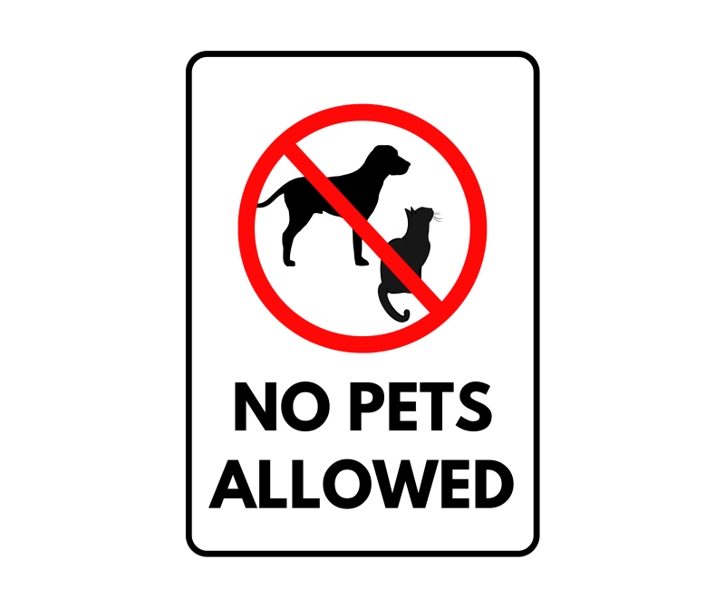 No Pets Allowed Sign: Printable Templates (Free PDF Downloads)