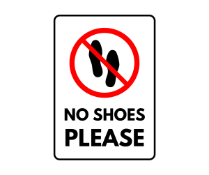 No Shoes Please sign, Prohibition Sign , download, prohibition, PNG , Prohibition sign printable template