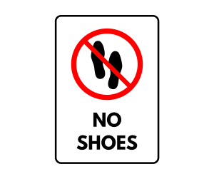 No Shoes sign, Prohibition Sign , download, prohibition, PNG , Prohibition sign printable template
