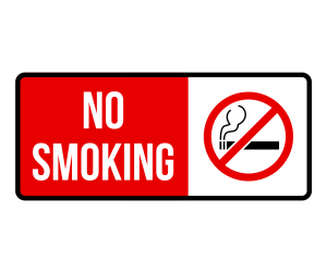 No Smoking printable sign