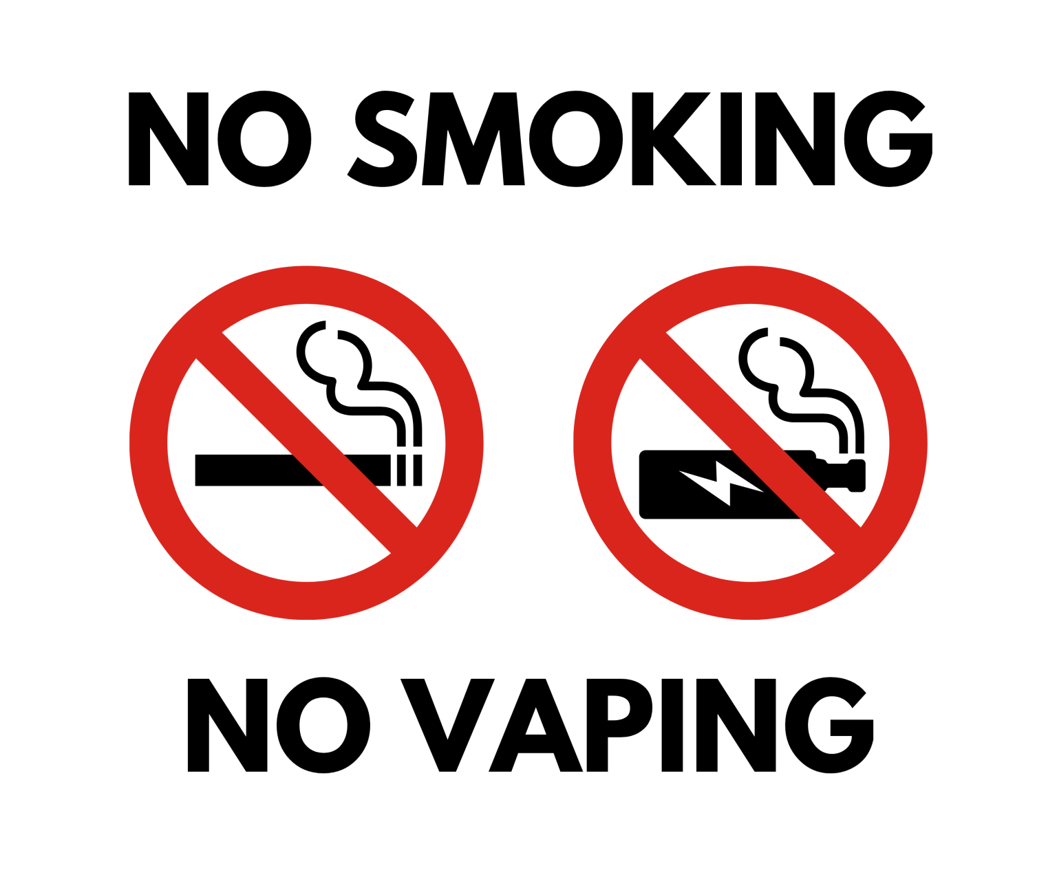 No Smoking Signs Printable Templates (Free PDF Downloads)
