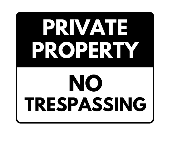 No Trespassing Sign Printable Templates Free Pdf Downloads 9410