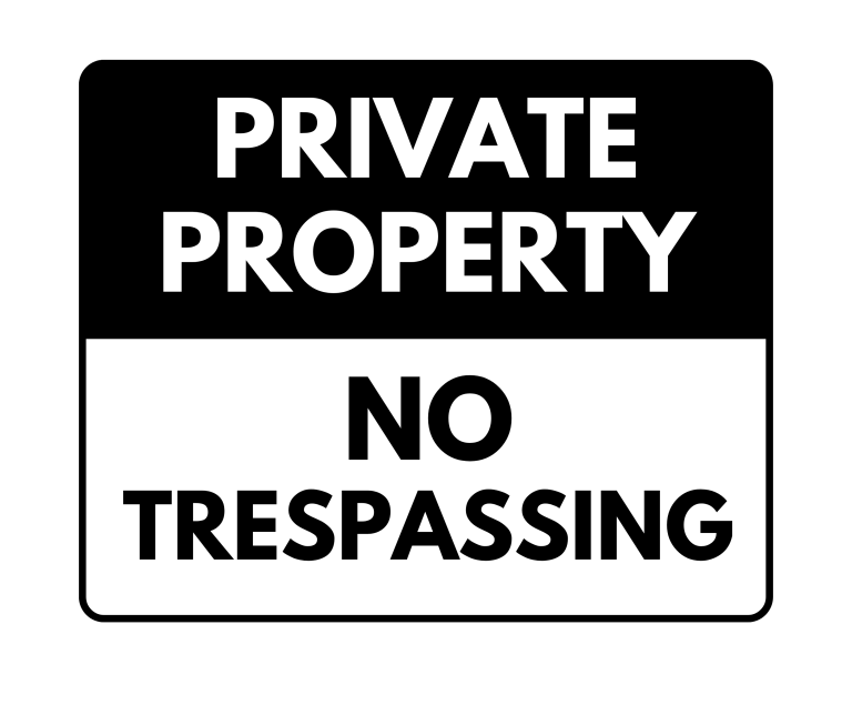 No Trespassing Sign Printable Templates Free Pdf Downloads 0432