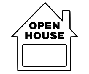 Open House Sign Printable Template