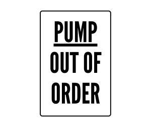 Pump Out of Order sign, Out of order Signs , download, out of order, PNG , out of order sign printable template