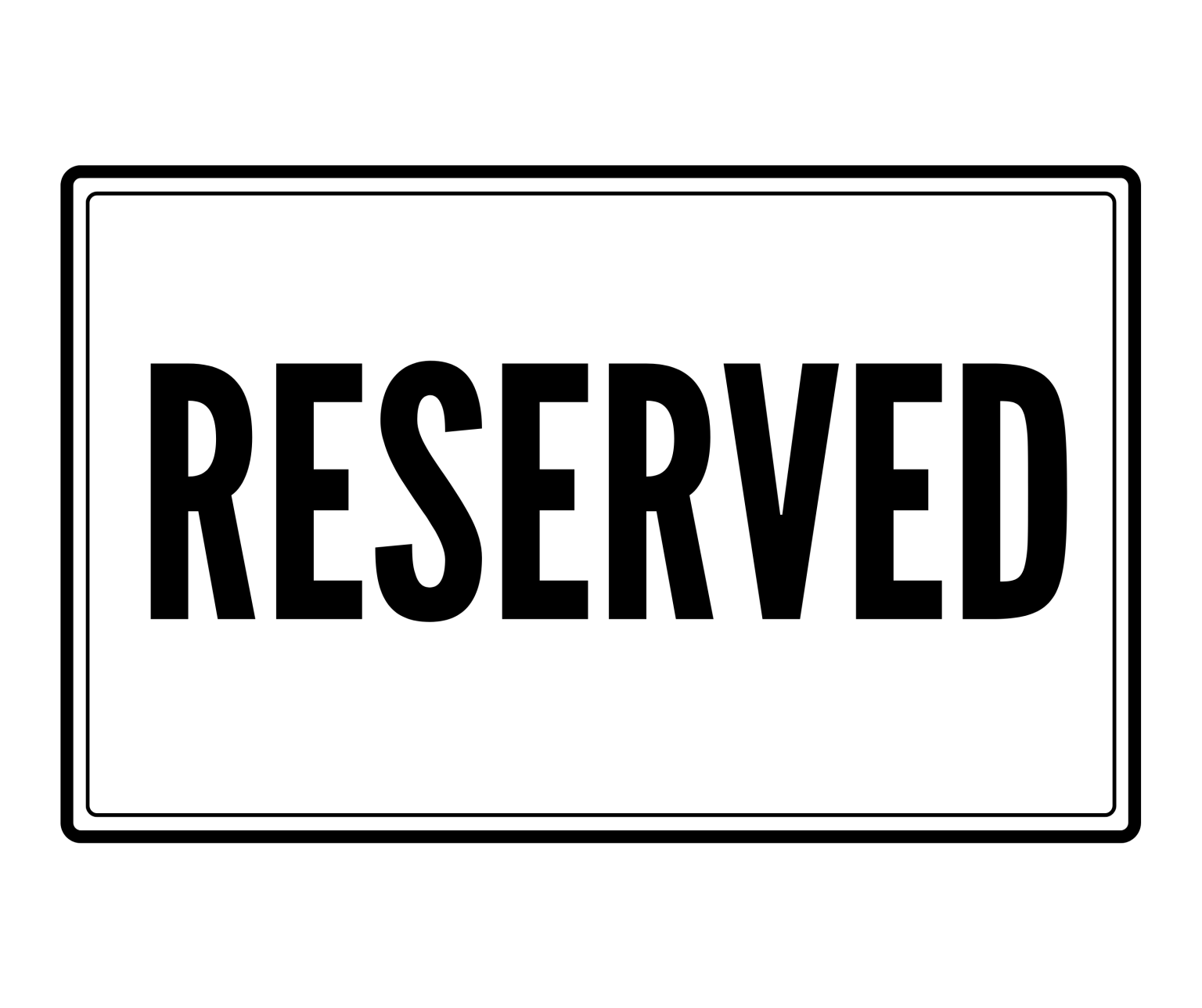 Reserved Signs Printable Templates (Free PDF Downloads)