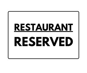 Restaurant Reserved sign, Reserved Signs , download, Reserved, PNG ,PDF , Reserved sign printable template
