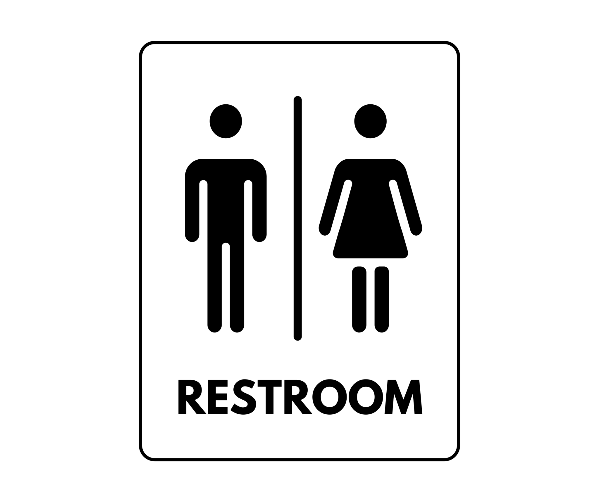 Bathroom Signs Printable Templates (Free PDF Downloads)