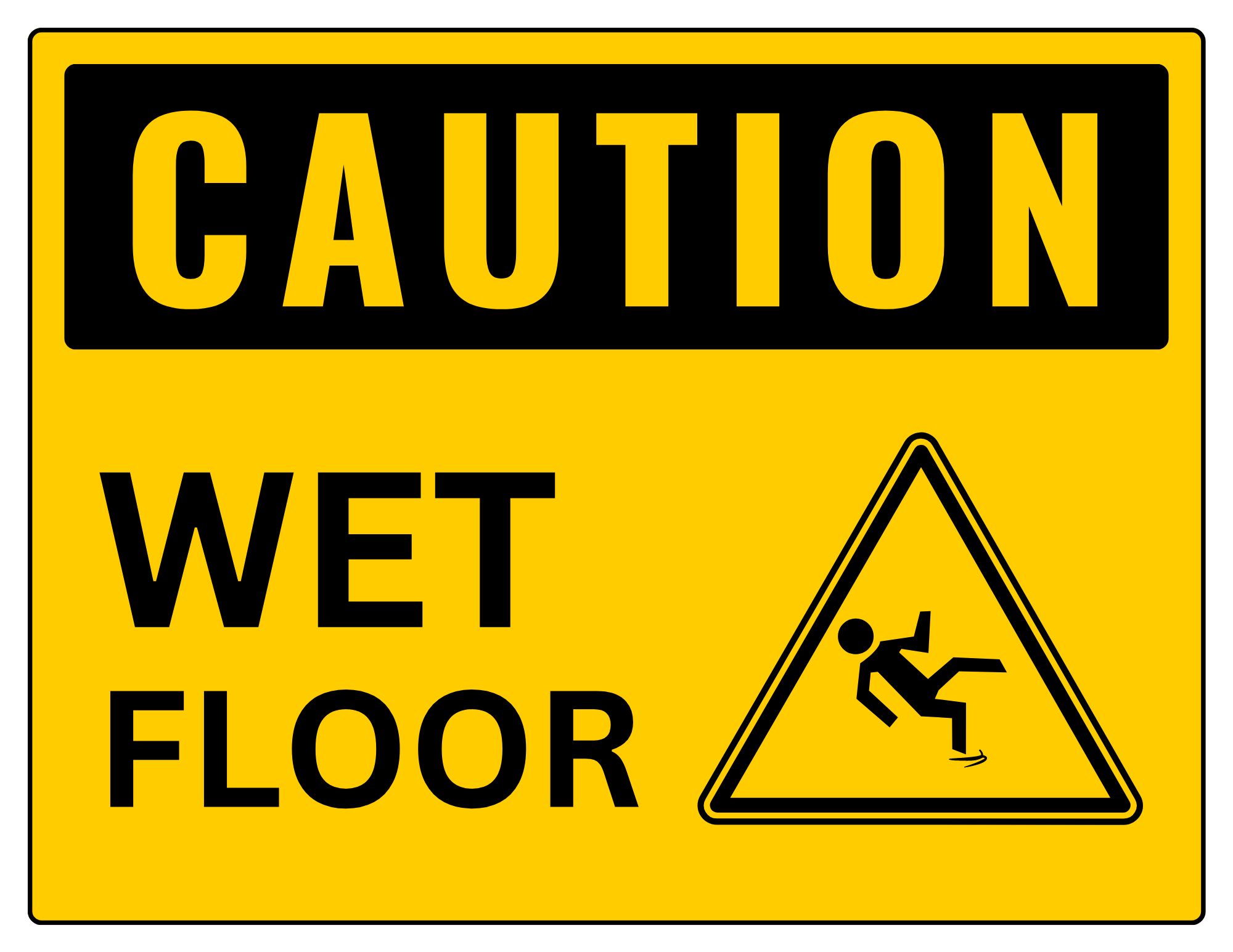 Caution Wet Floor Sign Rules In Schools Viewfloor co