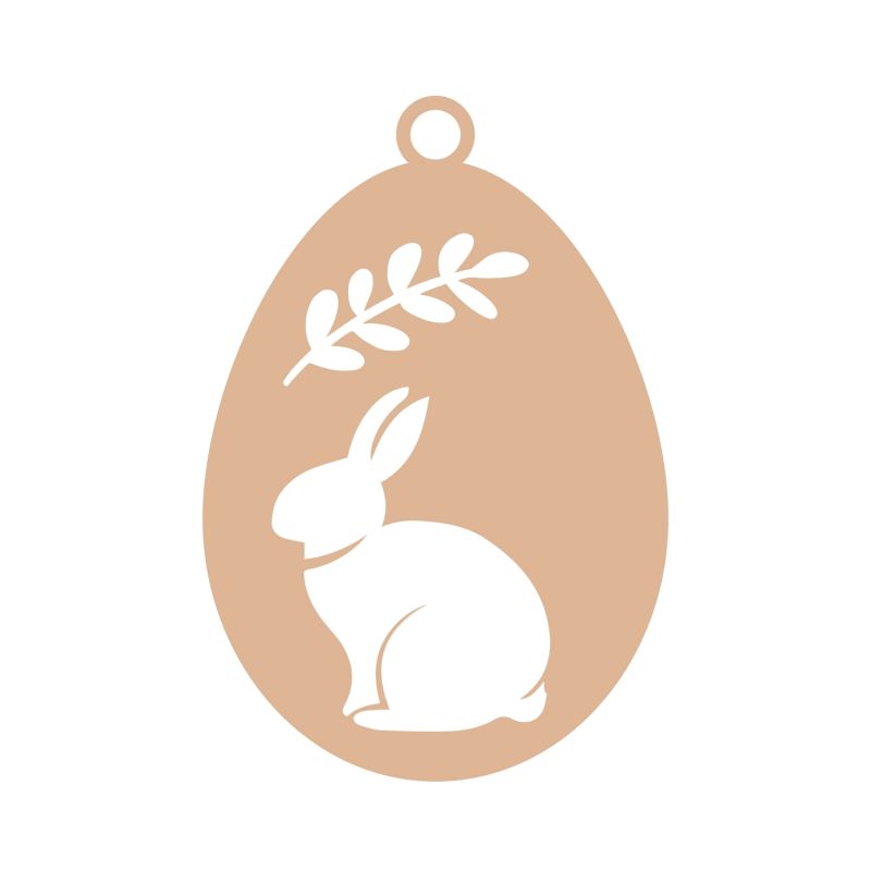Easter Egg Earring SVG: FREE Download - (Free Cricut SVG Designs