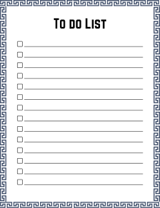 Free Printable To Do List template, pdf, daily, weekly, task list, planner, things to do, cute, organized, print, download, online, simple, todo, for work, for school.