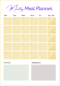 Meal Planners: Printable Weekly Menu Templates (PDF) – DIY Projects,  Patterns, Monograms, Designs, Templates