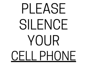 Please Silence Your Cell Phone - printable sign, template, download, PDF, free, signs