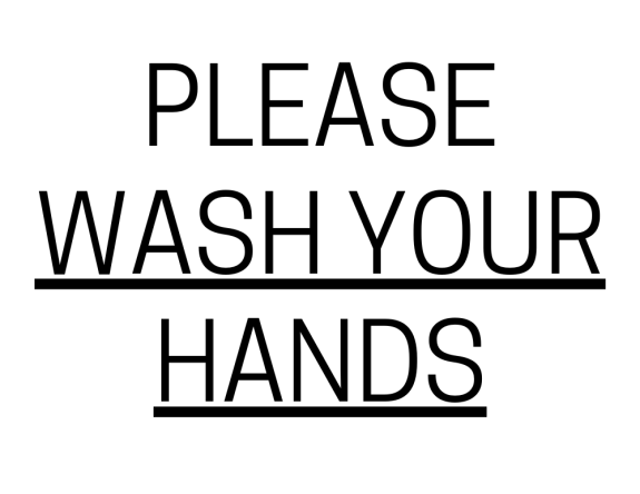 Please Wash Your Hands Sign: Printable Templates (Free PDF Downloads)