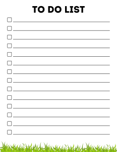 Printable To Do List template, pdf, daily, weekly, task list, planner, things to do, cute, organized, print, download, online, simple, todo, for work, for school.