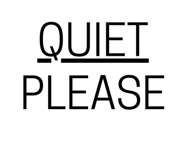 Quiet Please Sign: Printable Templates (free Pdf Downloads)