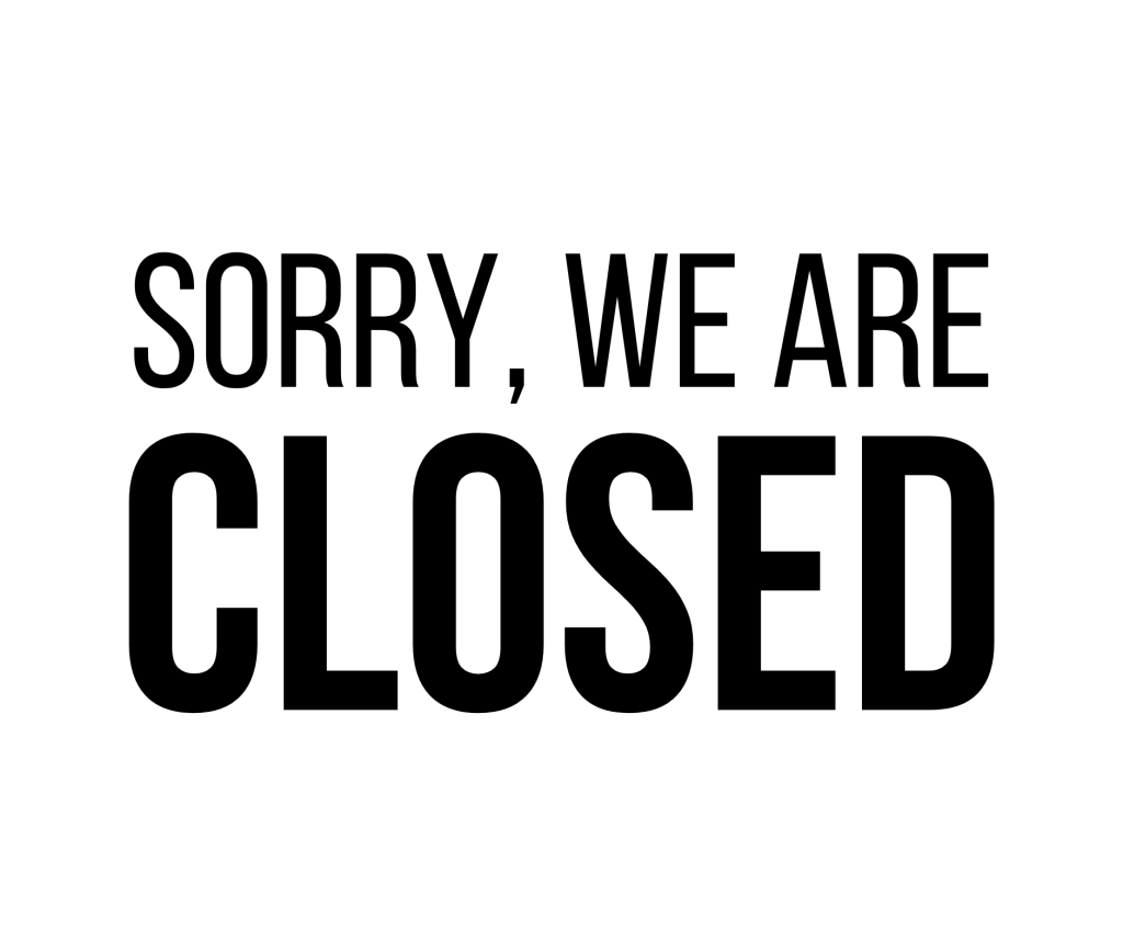 Sorry We Are Closed Sign Printable Templates Free Pdf Downloads 