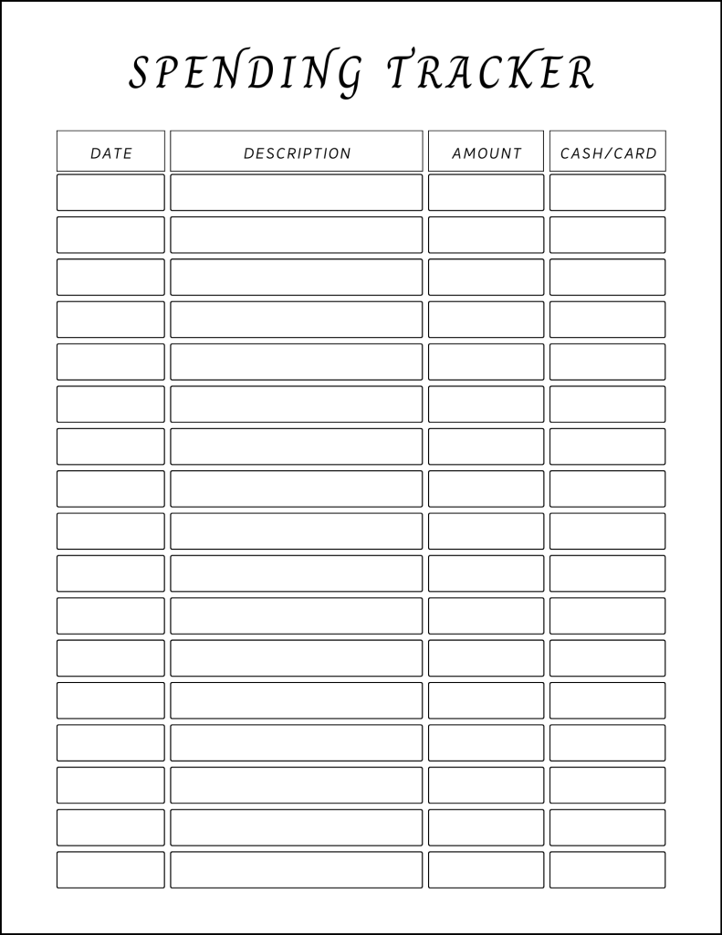 Financial Planners - Free Printable Templates