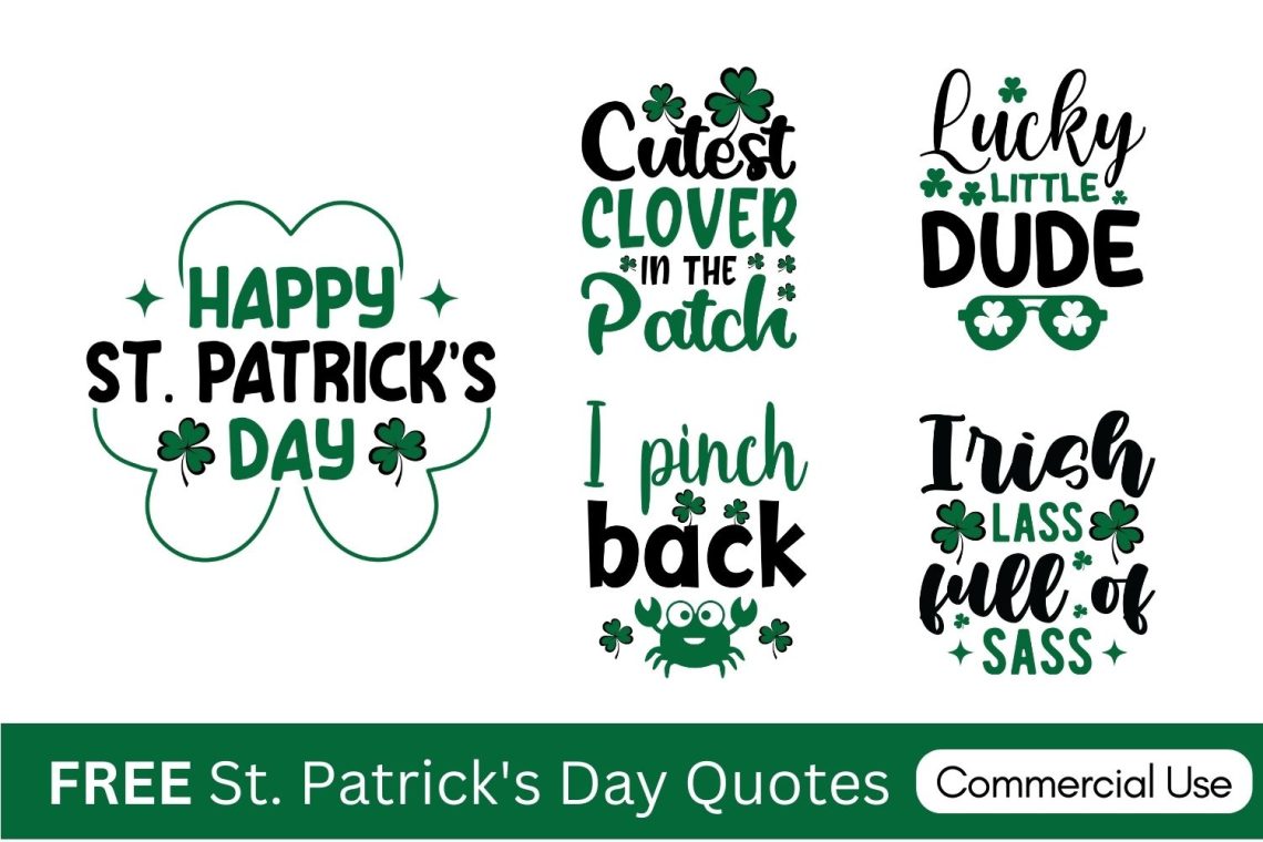 St Patricks Day Quotes And Sayings Free Cricut Svg Template