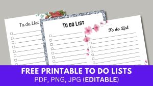 printable to do list, template, pdf, daily, weekly, task list, planner, things to do, cute, organized, print, download, online, simple, todo, for work, for school.