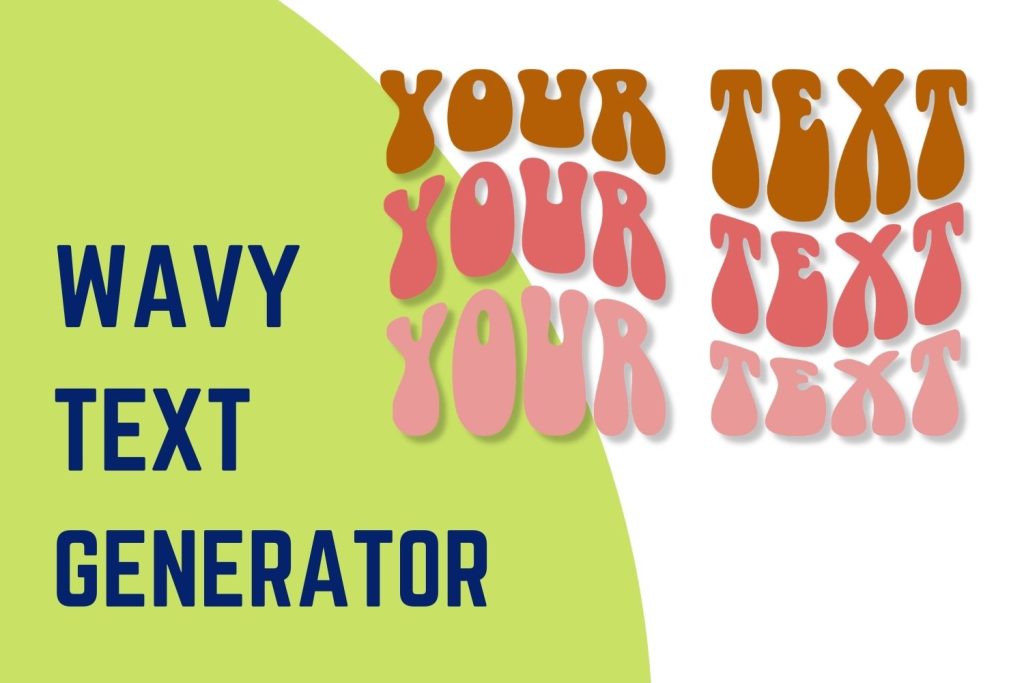 free online wavy text generator. free wave font, wave text effects for cricut and silhouette. 