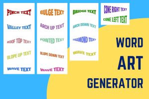 free word art generator. Create text effects for cricut and printers