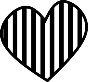 Heart with Stripes Template , Heart with Stripes ,Heart Bundel SVG, Heart Doodle SVG , Cricut , Hearts SVG, Heart Tags