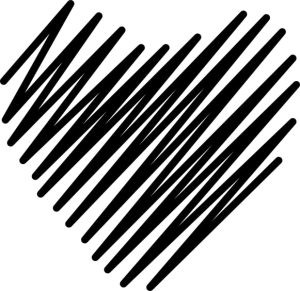 Zigzag heart Template , Zigzag Heart design ,Heart Bundel SVG, Heart Doodle SVG , Cricut , Hearts SVG, Heart Tags