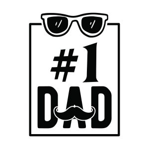 # 1 Dad, Father's day sayings quotes cricut download svg clipart designs