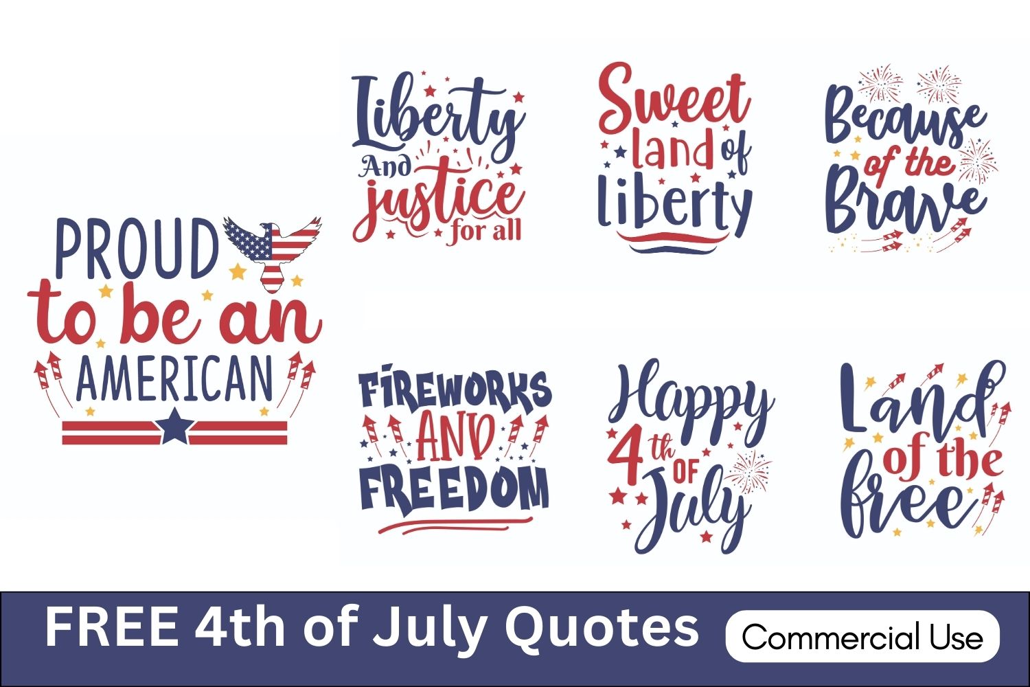 4th of July quotes & sayings, 4th of July SVG , July 4th, Fourth of July , Sayings, Quotes, America svg, USA Flag, Patriotic, Independence Day, Cut File Cricut, Download