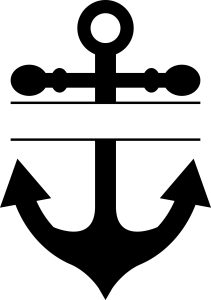 Anchor with name plate, Beach Bundle, Beach Bundle SVG, Cricut, download, svg clipart designs