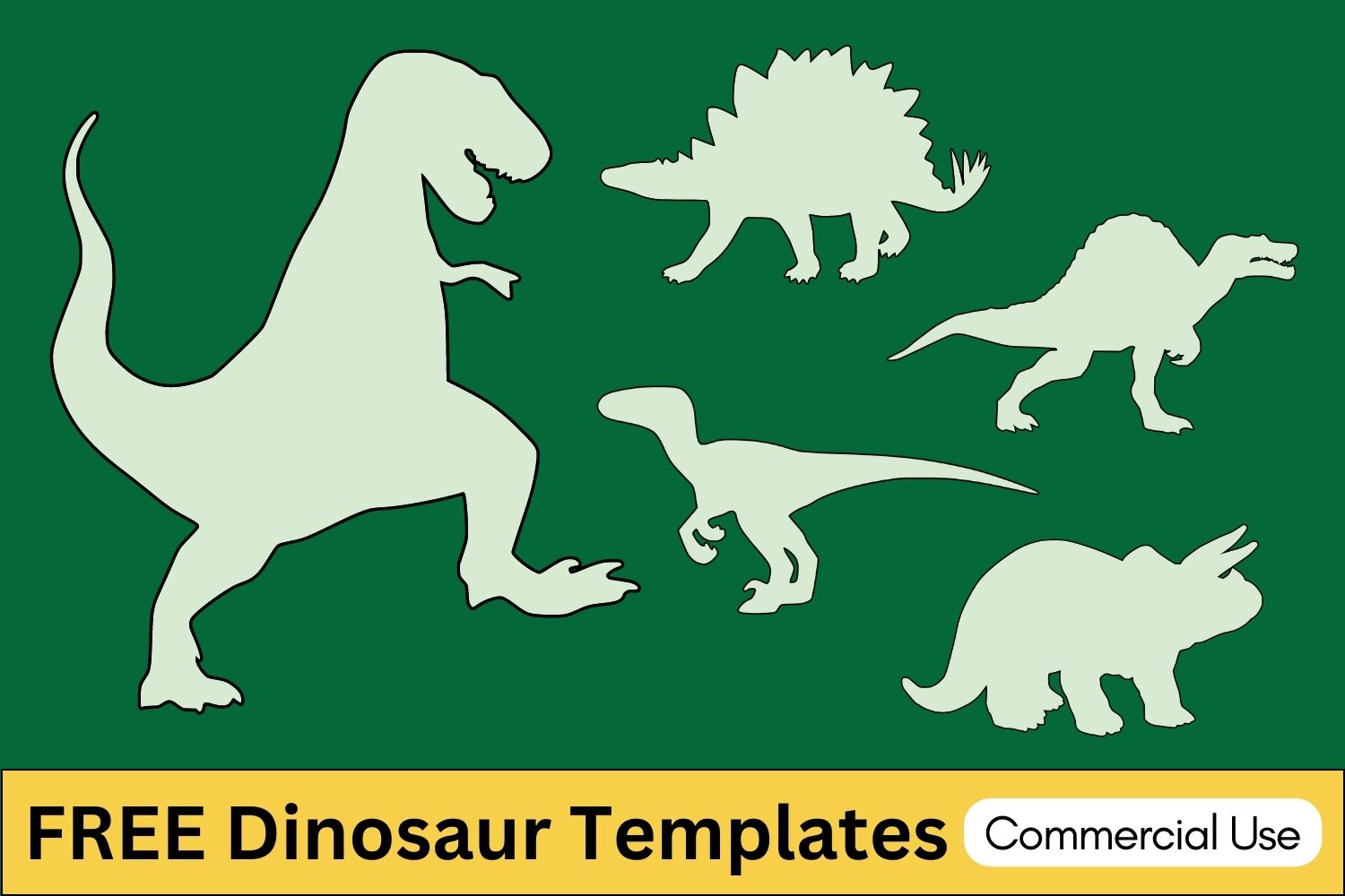 Dinosaur templates, cliparts, printables, vector, cricut, silhouette, fossil, dino, jurassic, animal, cricut, scroll saw, svg, coloring page, quilting pattern, toy, design clipart