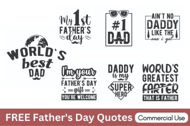 Father’s Day Quotes & Sayings: FREE Cricut SVG Templates