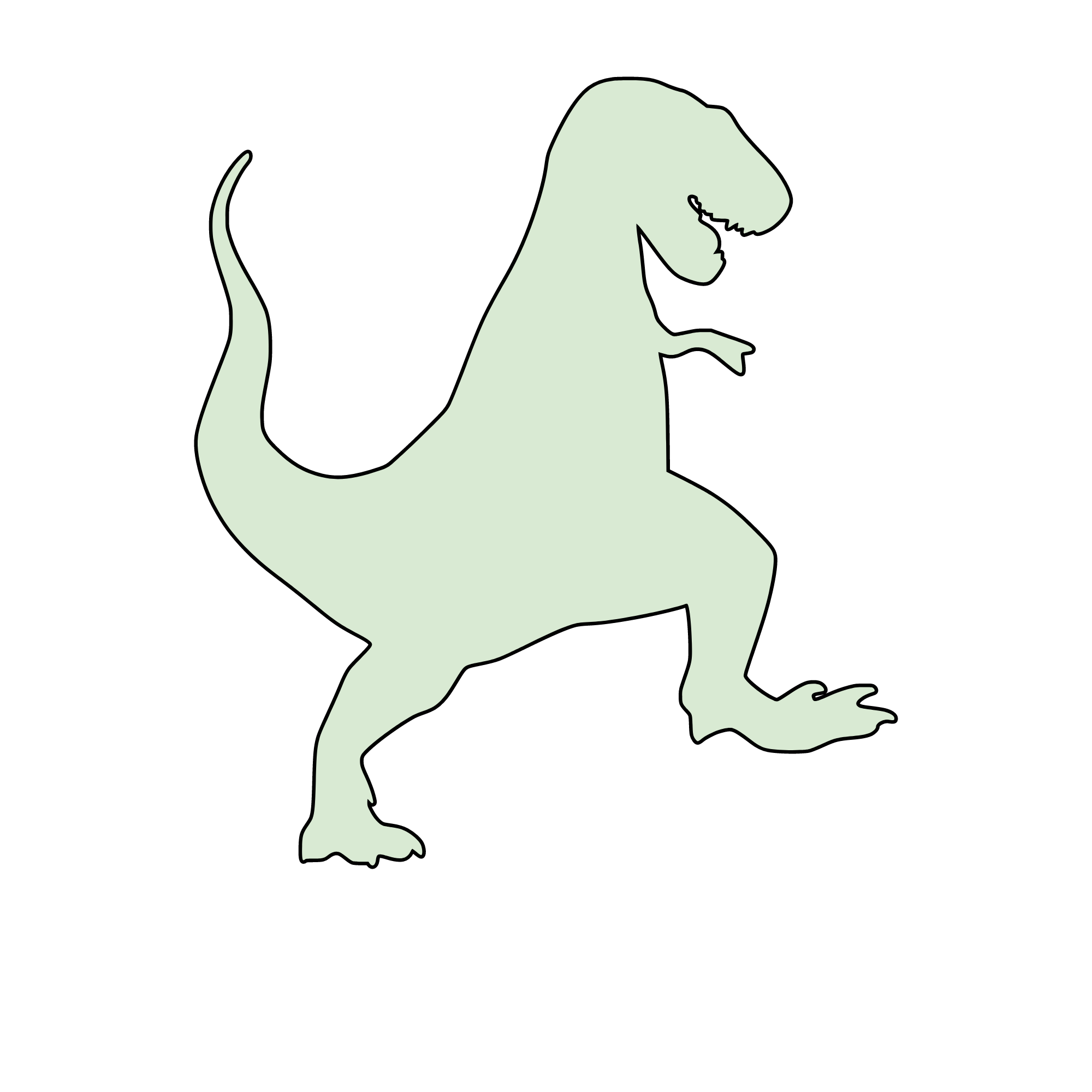 Dinosaur Templates FREE Printables, Stencils, Silhouette