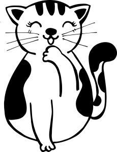 Cute Cat Vector, Cats, Cat Template, cricut, download, svg, clipart, designs, cat, free