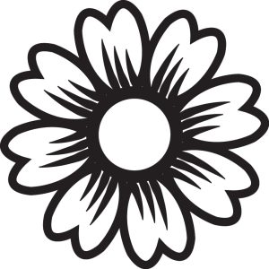 Daisy flower , Flowers Template , Floral design ,floral SVG, Flowers, Cricut