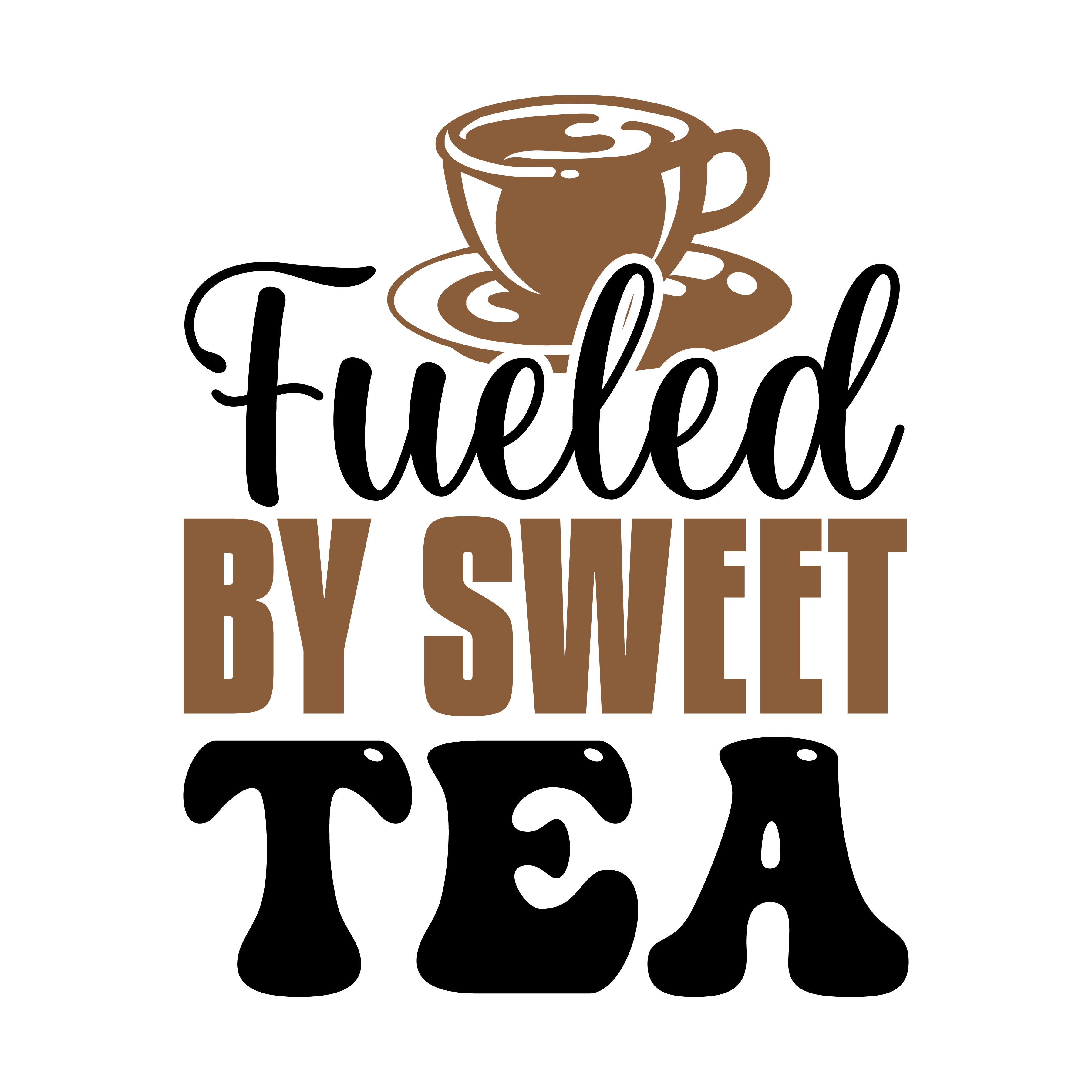 fueled by sweet tea, tea sayings, tea quotes, Cricut designs, free, clip art, svg file, template, pattern, stencil, silhouette, cut file, design space, short, funny, shirt, cup, DIY crafts and projects, embroidery