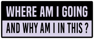 Where am i going and why am i in this - Bumper Sticker SVG, Vehicle Sticker, Funny Bumper, Funny Car Decal, Cricut, Sticker, Driving, Free Download