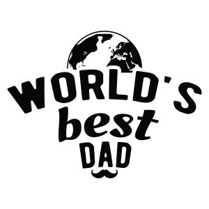 Worlds best dad, Father's day sayings quotes cricut download svg clipart designs