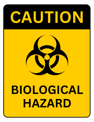 Warning Biohazard Sign: Printable Templates (Free PDF Downloads)