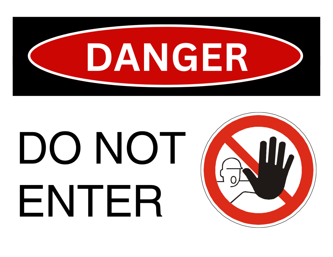 Danger Signs: Printable Templates (Free PDF Downloads)