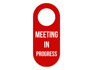 Meeting in Progress template 