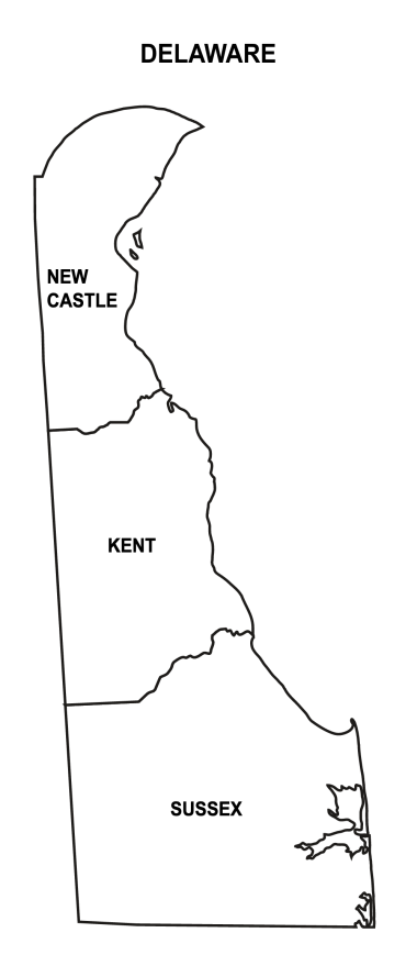 Delaware County Map: Editable & Printable State County Maps