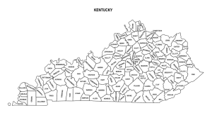 Free printable Kentucky county map outline with labels,Kentucky county map, Kentucky map of county, county map of kentucky, state, outline, printable, shape, template, download, USA, States