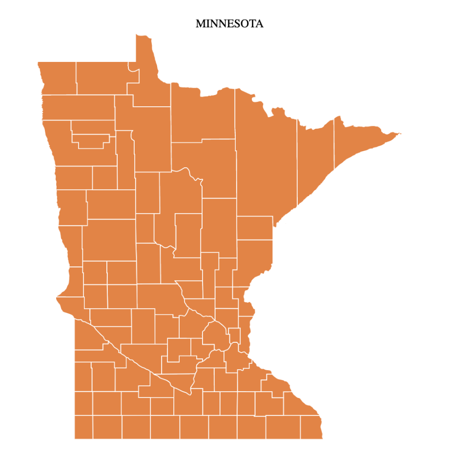 Minnesota County Map Editable And Printable State County Maps 6599