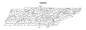 Free printable Tennessee county map outline with labels,Tennessee county map, County map of Tennessee, state, outline, printable, shape, template, download, USA, States