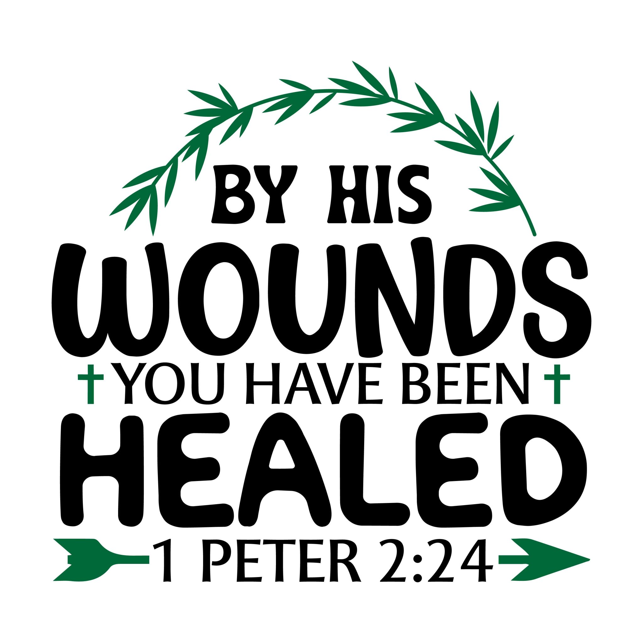 Be Healed Bible Verses About Healing: FREE Cricut SVG Templates
