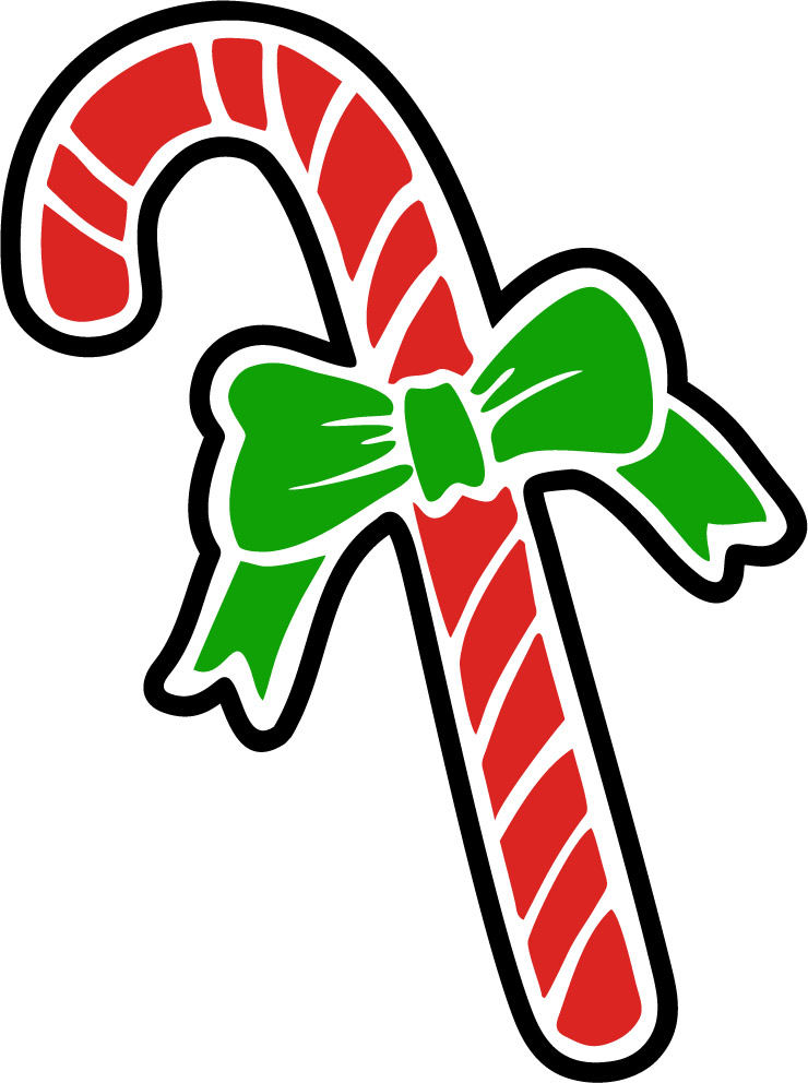  candy cane bow clipart, pattern, template, stencil, clipart, design, printable ornament, decoration, cricut, coloring page, winter, window, vector, svg