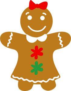 cute gingerbread woman clipart, template, outline, free, clip art, design, stencil, pattern, cutout, cookie, printable holiday ornament, christmas, decoration, cricut, coloring page, winter, window, vector, svg